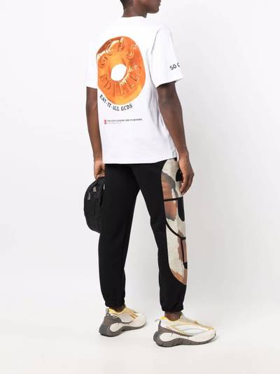 GCDS donut logo-print T-shirt outlook