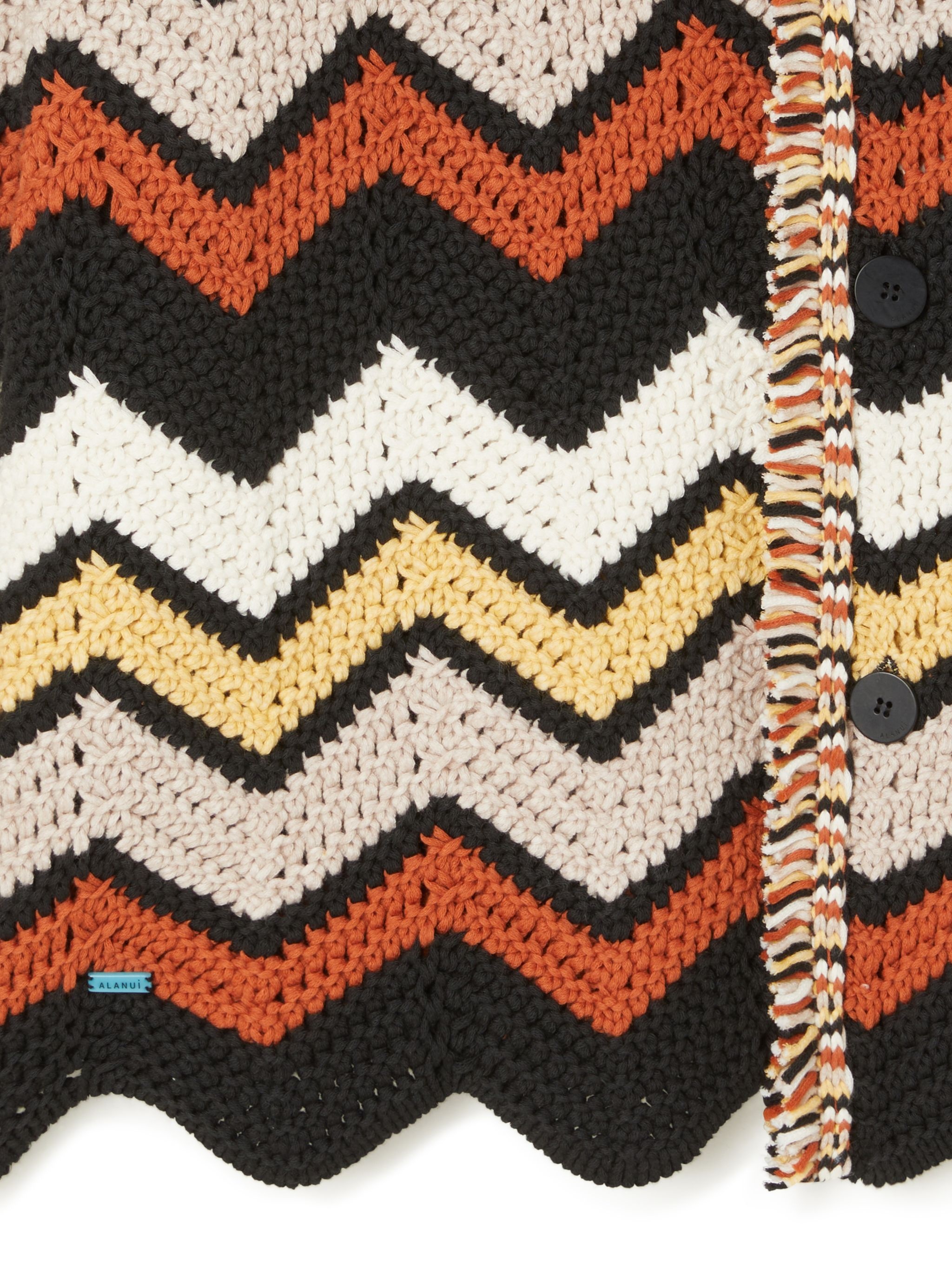 Kaleidoscopic Chevron Cardigan - 9