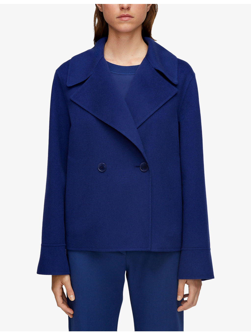 Rollet Double-Breasted Wool and Silk Coat - 3