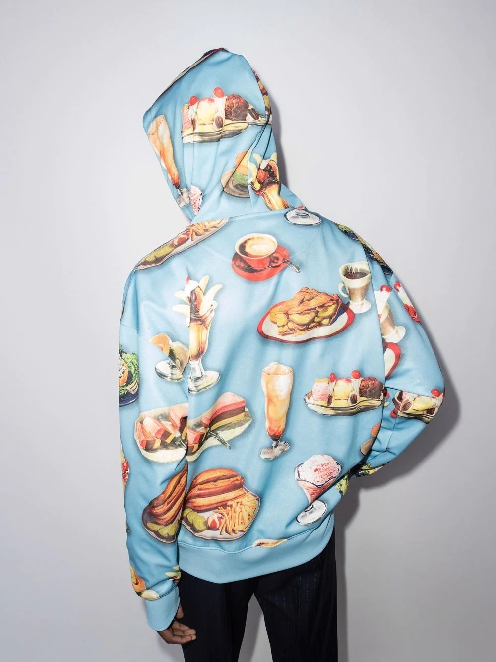 Diner Group-print hoodie - 3