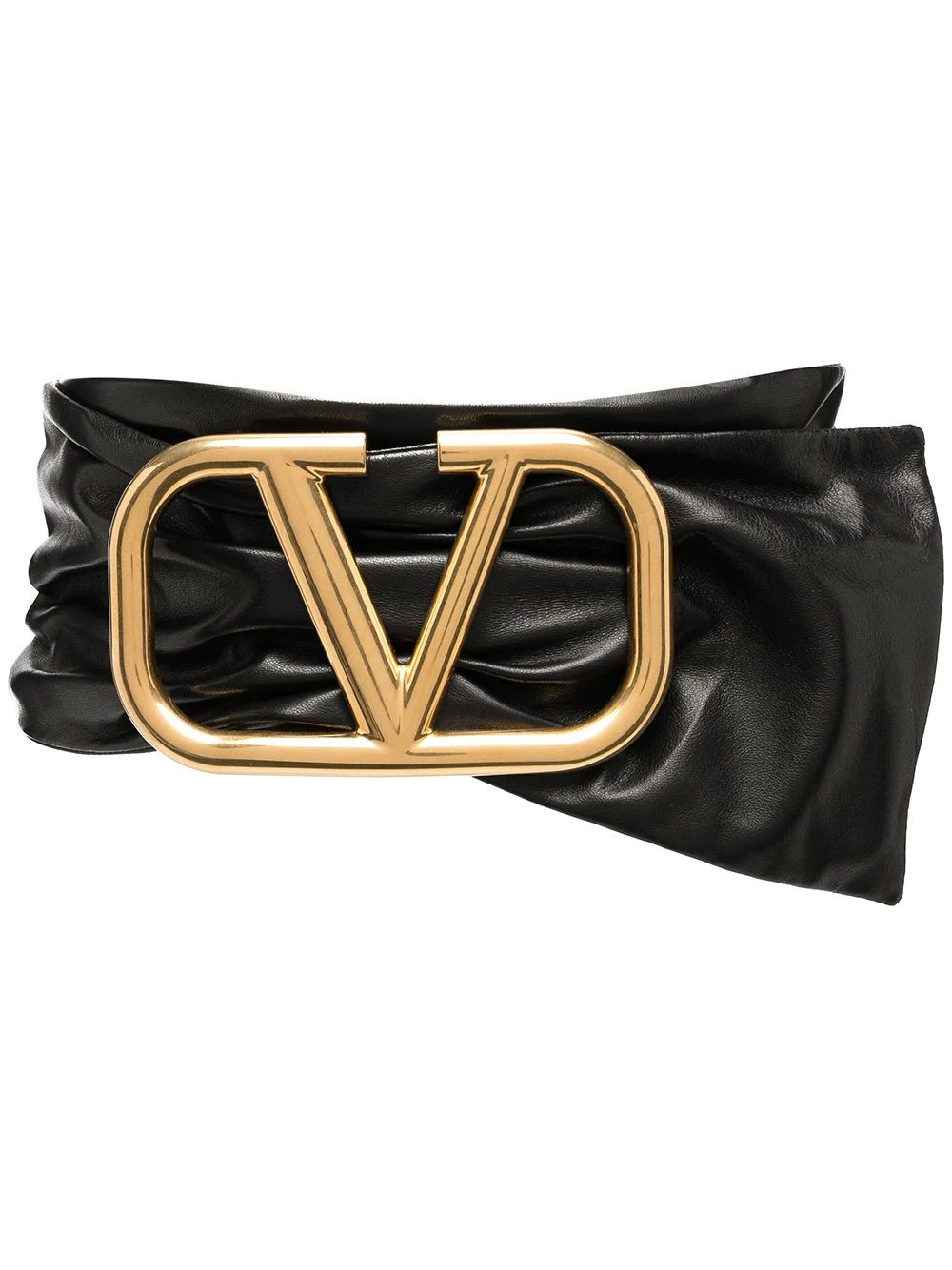 leather VLOGO belt - 1