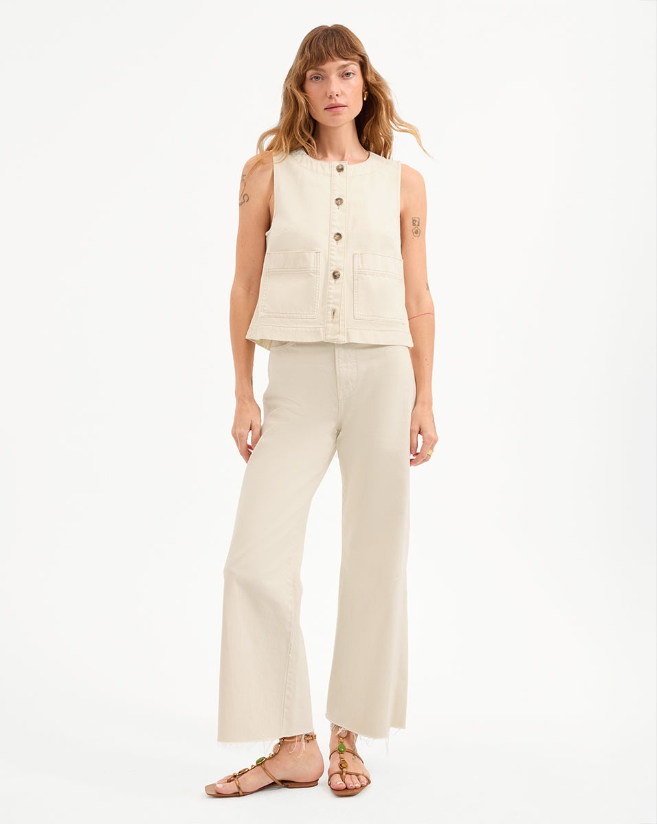 ORDING DENIM VEST - 3