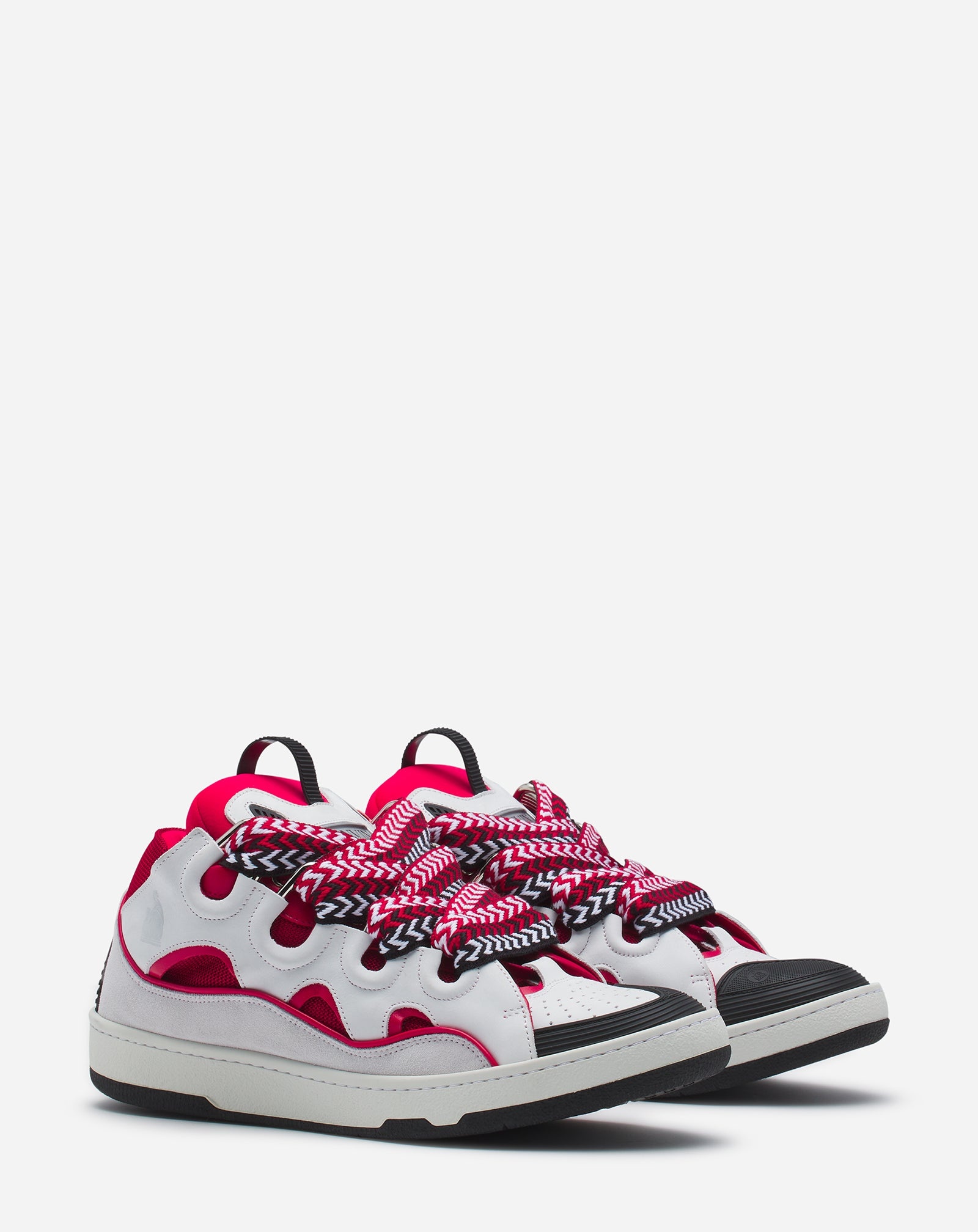 LEATHER CURB SNEAKERS - 2