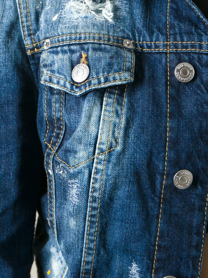 cropped denim jacket 5