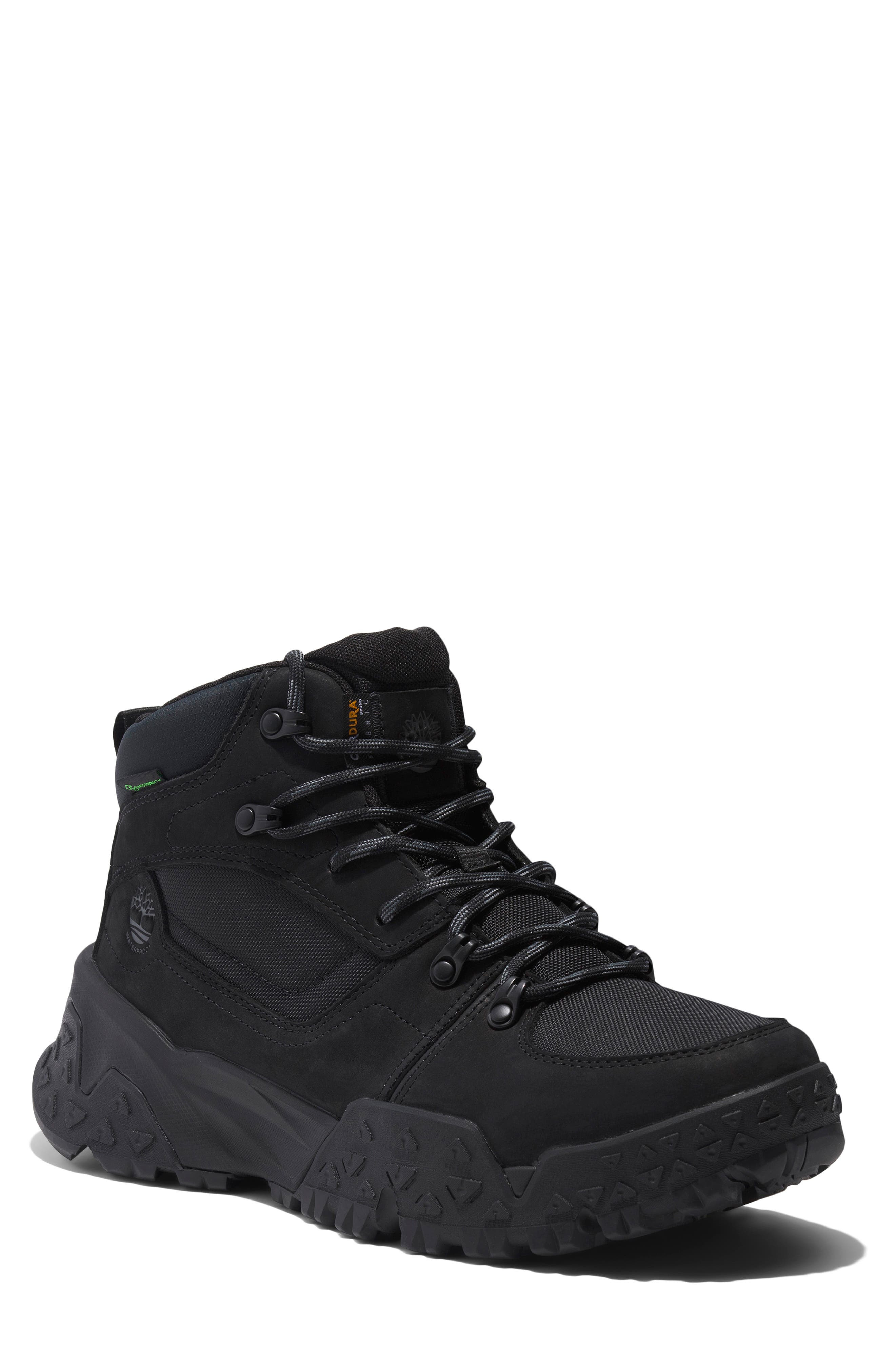 Timberland Motion Scramble Waterproof Boot in Black Nubuck at Nordstrom - 1
