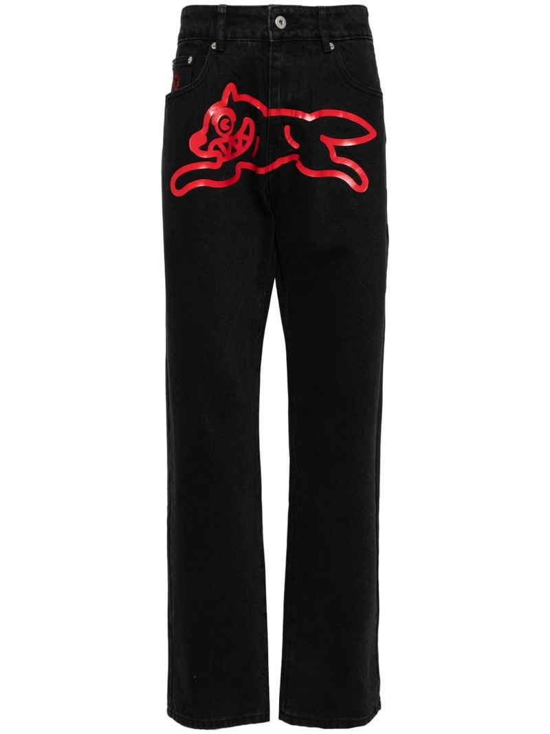 Running Dog-print jeans - 1