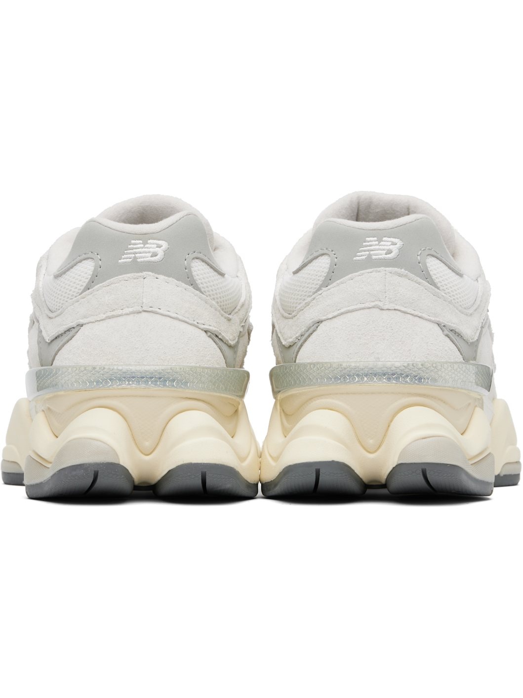 Off-White & Gray 9060 Sneakers - 2