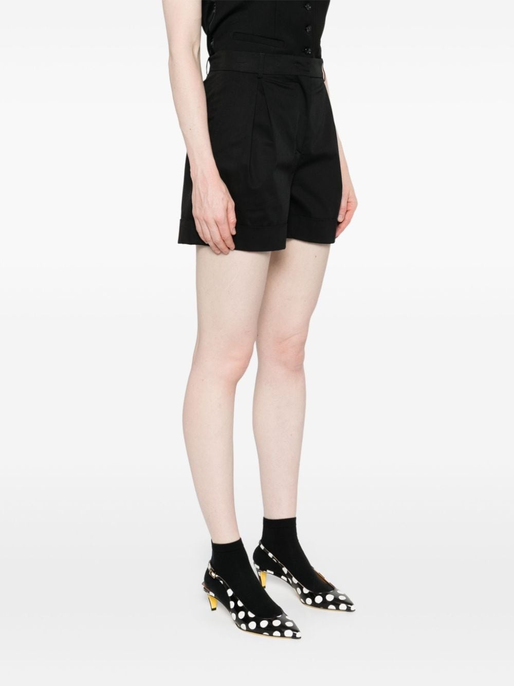 inverted-pleat shorts - 3
