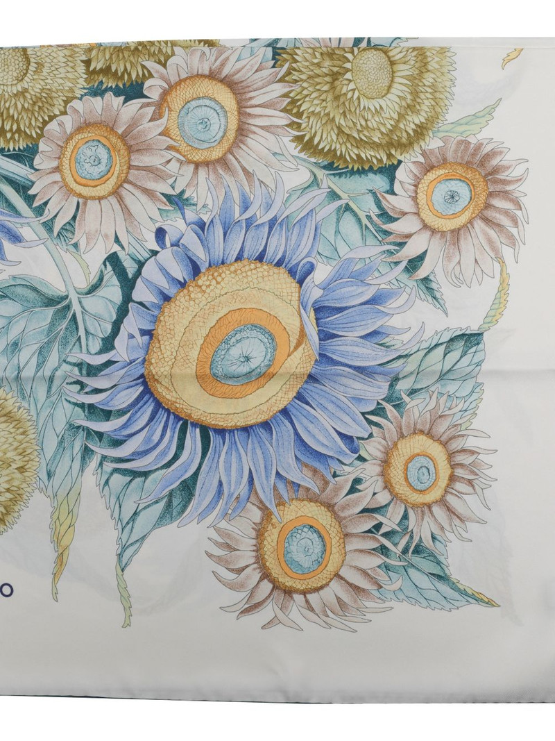 FERRAGAMO printed silk scarf outlook