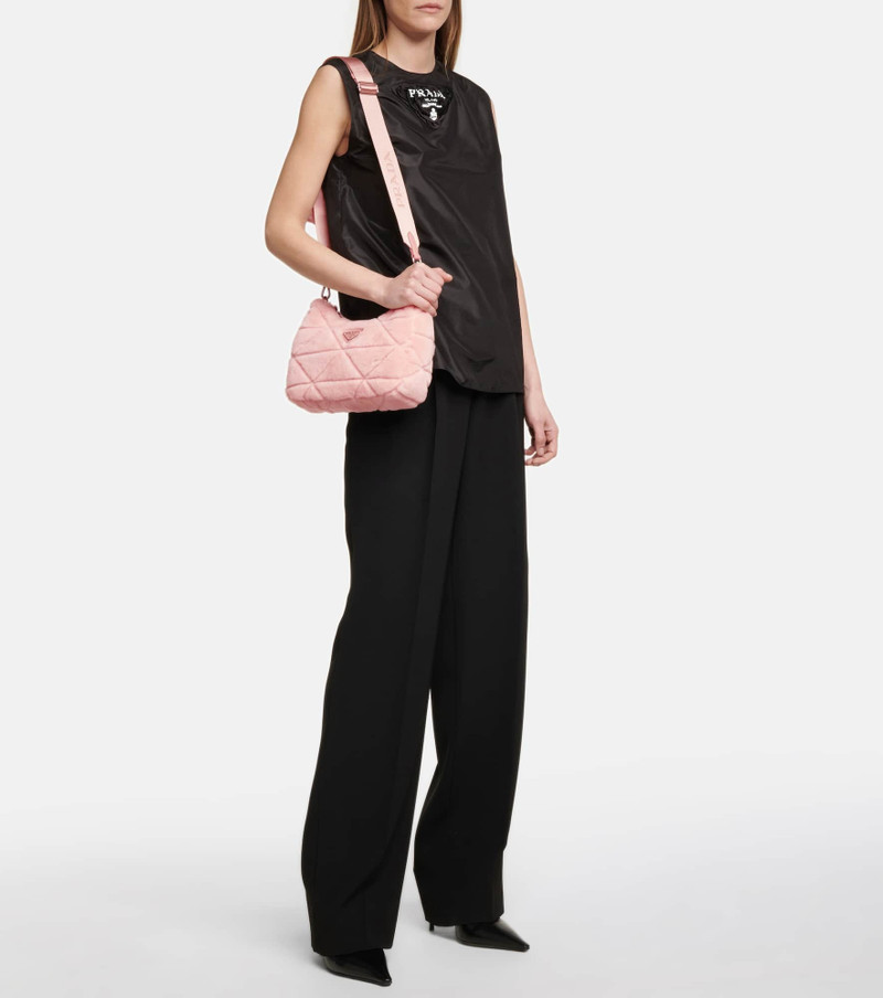 Prada Shearling shoulder bag outlook
