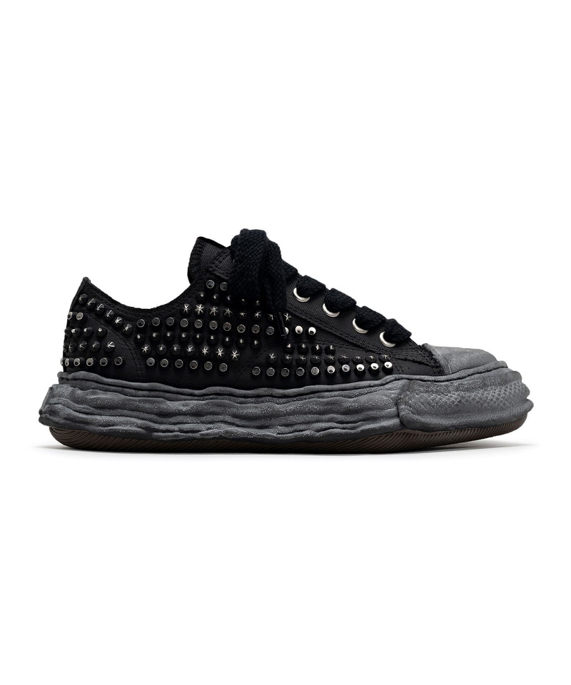 "PETERSON23"OG Sole Studded Canvas Low-top Sneaker 4