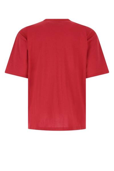 Nanamica Tiziano red cotton blend oversize t-shirt outlook