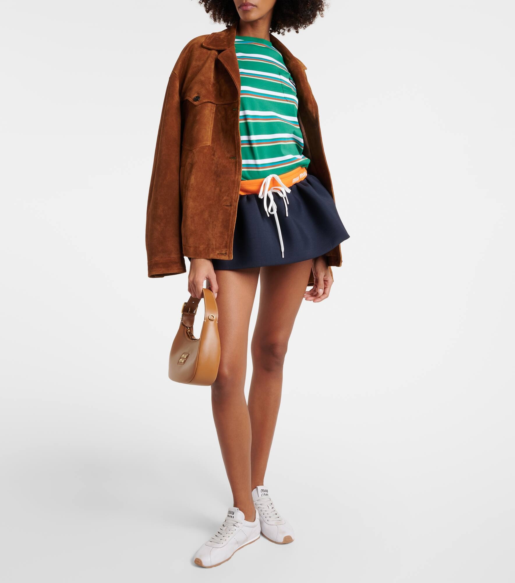 Mohair-blend miniskirt - 2
