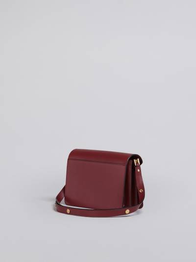 Marni TRUNK MEDIUM BAG IN RED LEATHER outlook