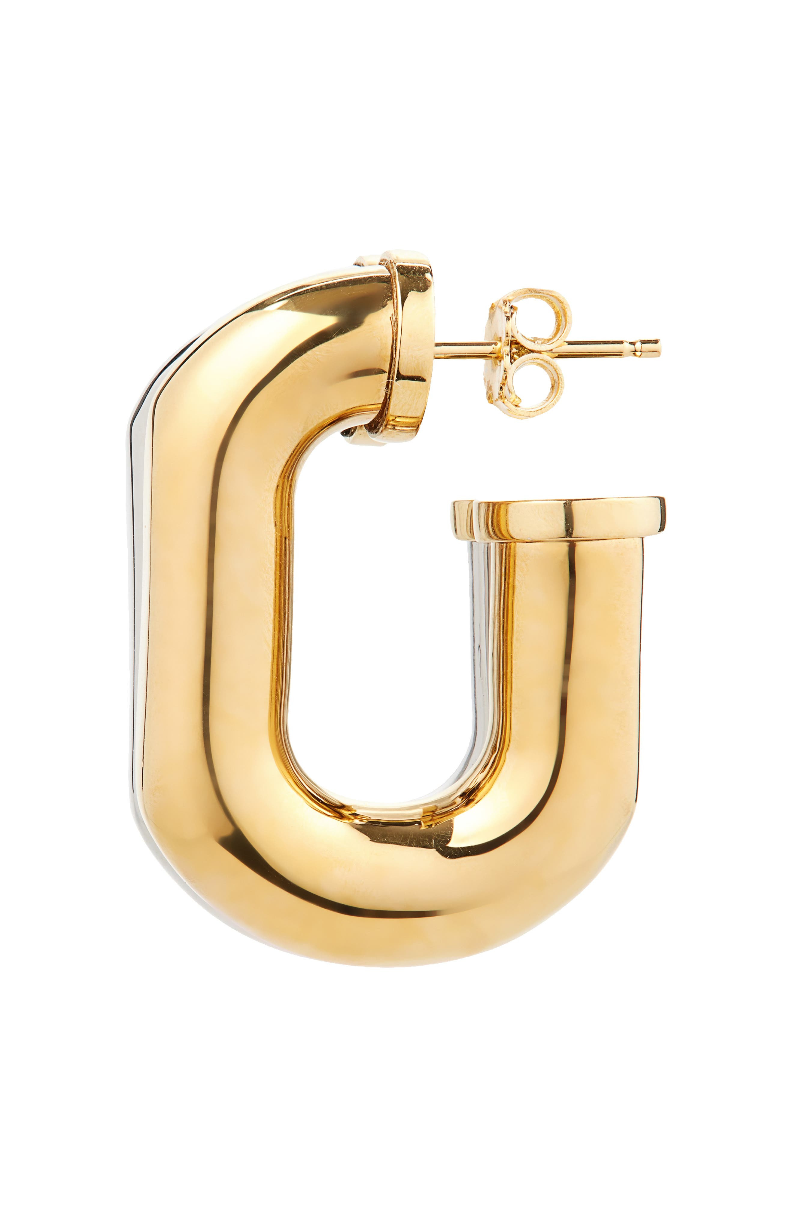 Rabanne XL Link Two-Tone Hoop Earrings in Gold /Silver at Nordstrom - 3