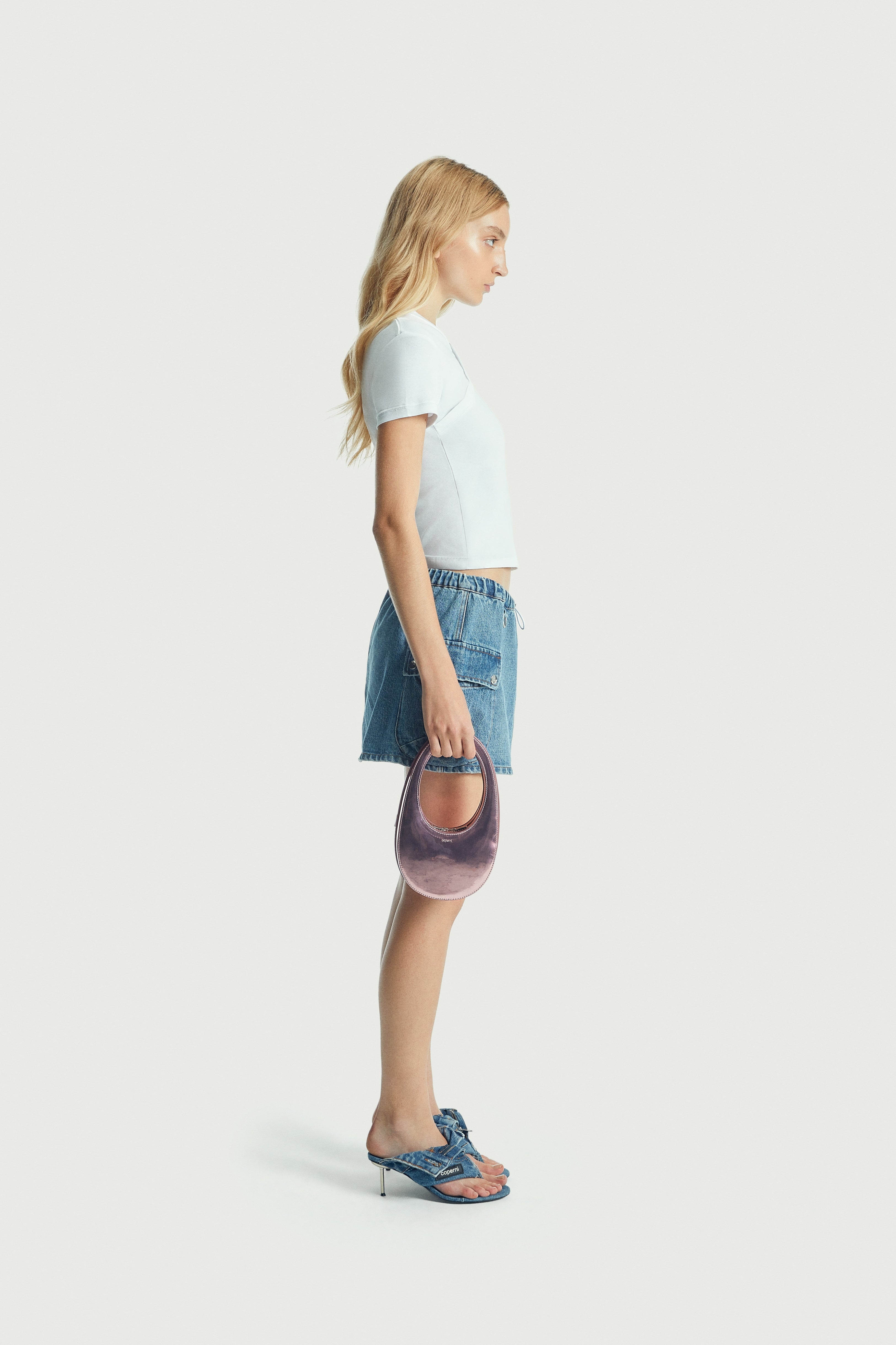 Denim Cargo Skirt - 2