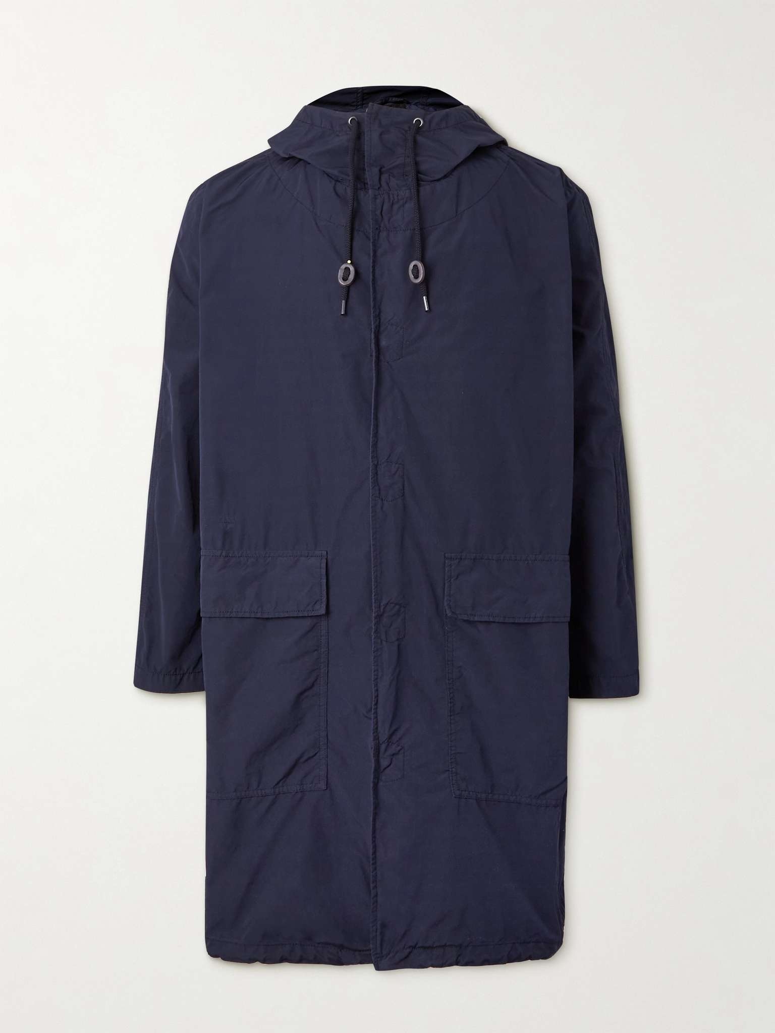 Garment-Dyed Shell Hooded Parka - 1