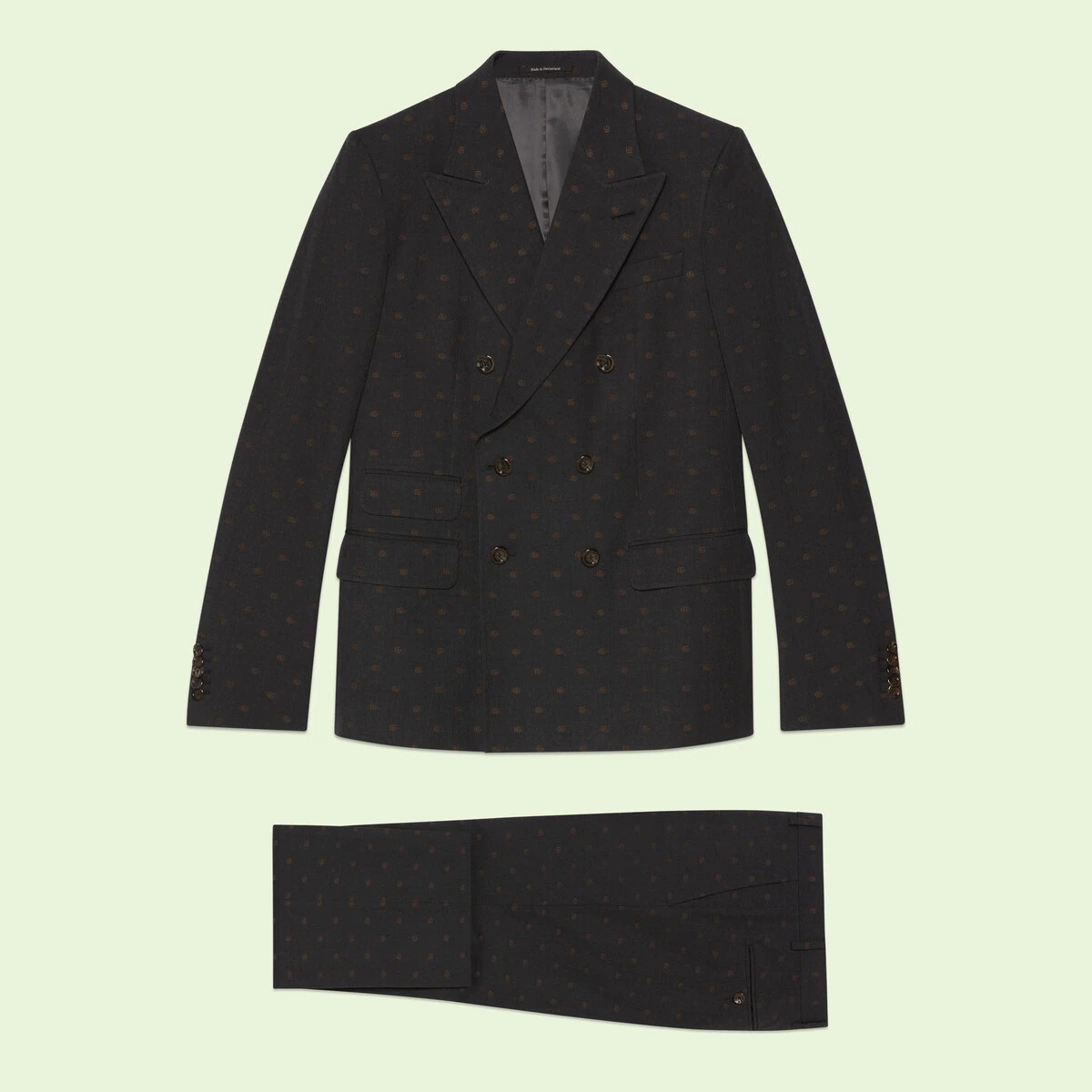 Double G wool formal suit - 1