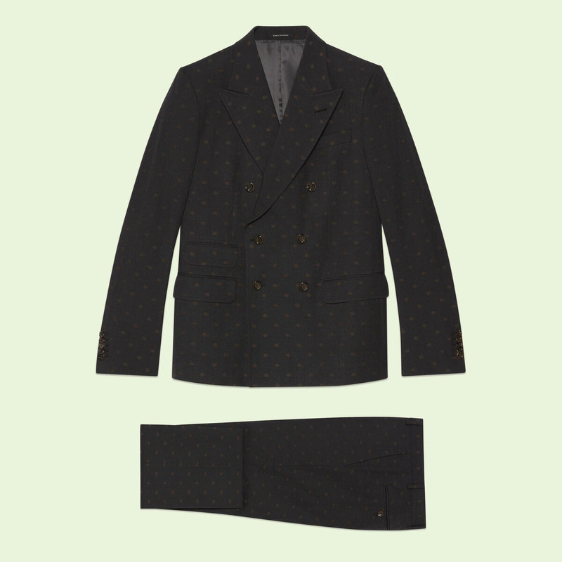 Double G wool formal suit 1