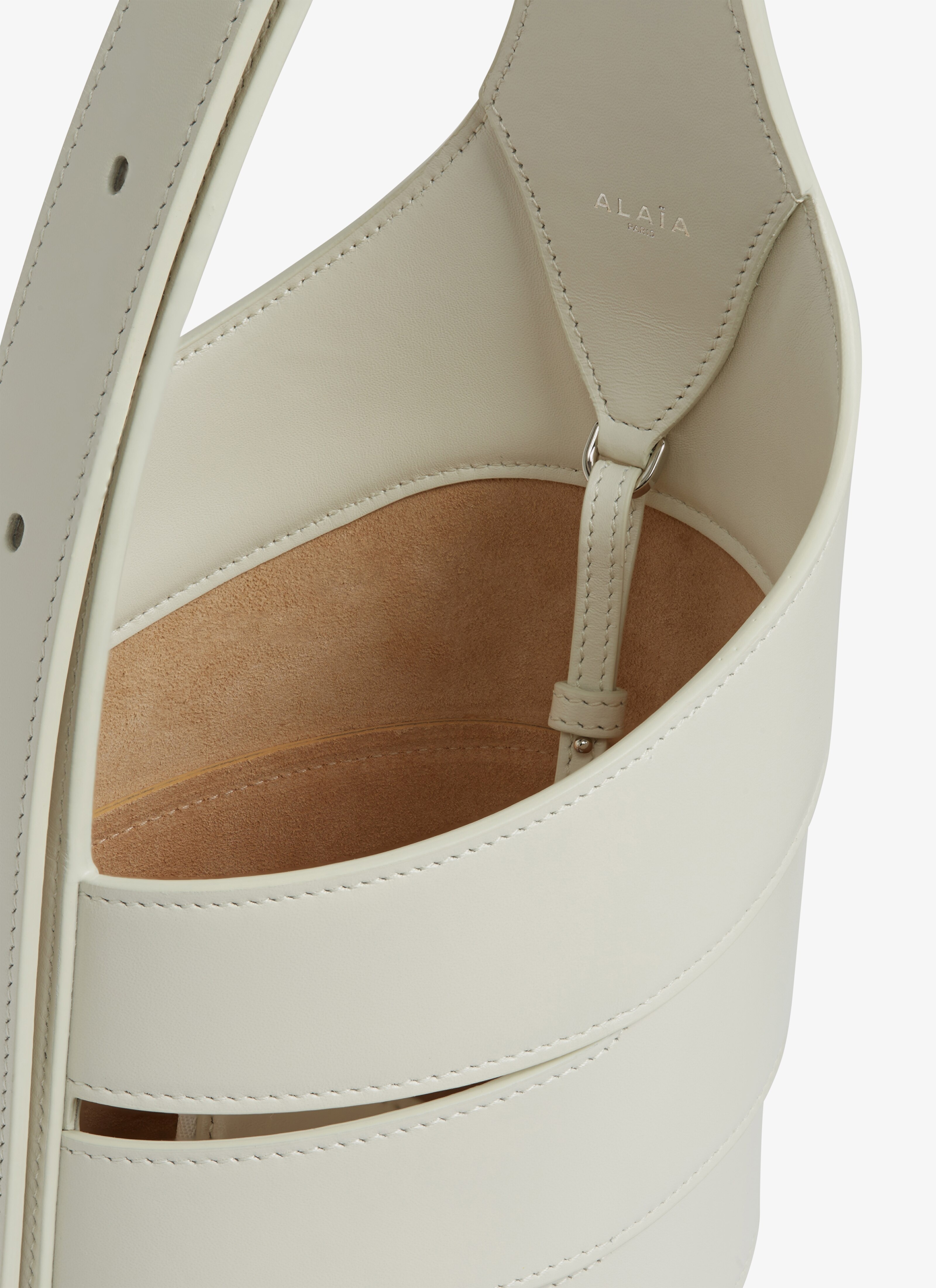 BABEL SMALL BAG IN GLOSSY SMOOTH CALFSKIN - 4
