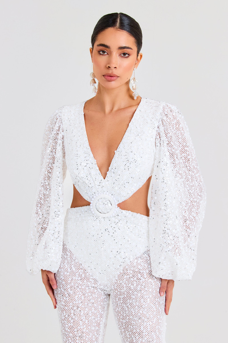Madison White Jumpsuit 4