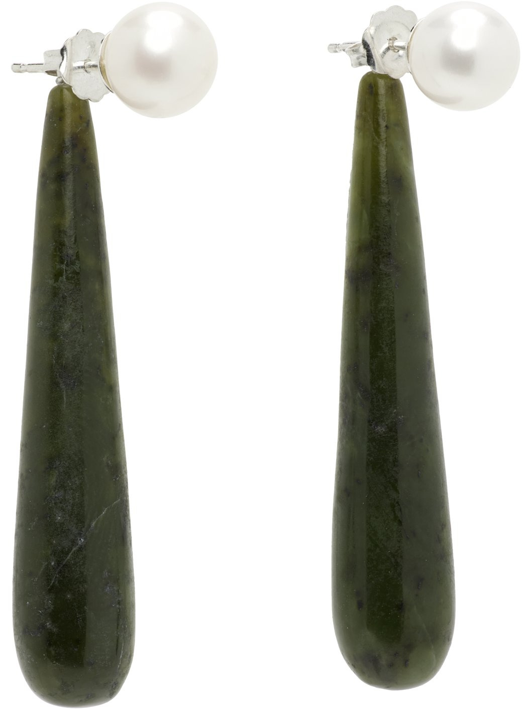 Medium Angelyne Jade Earrings - 2