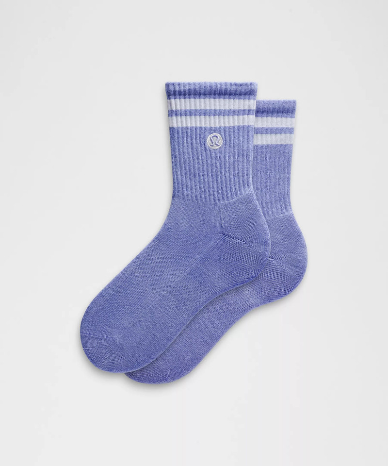 Unisex Daily Essential Quarter Socks *Stripe 1