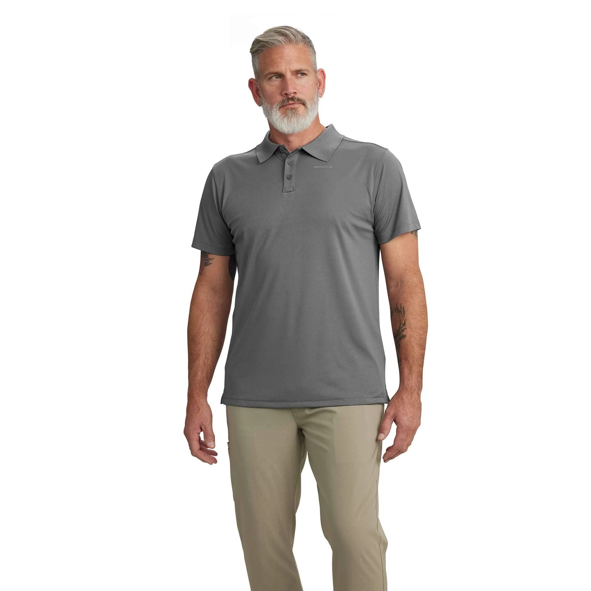 Force Sun Defender™ Relaxed Logo Polo - 1