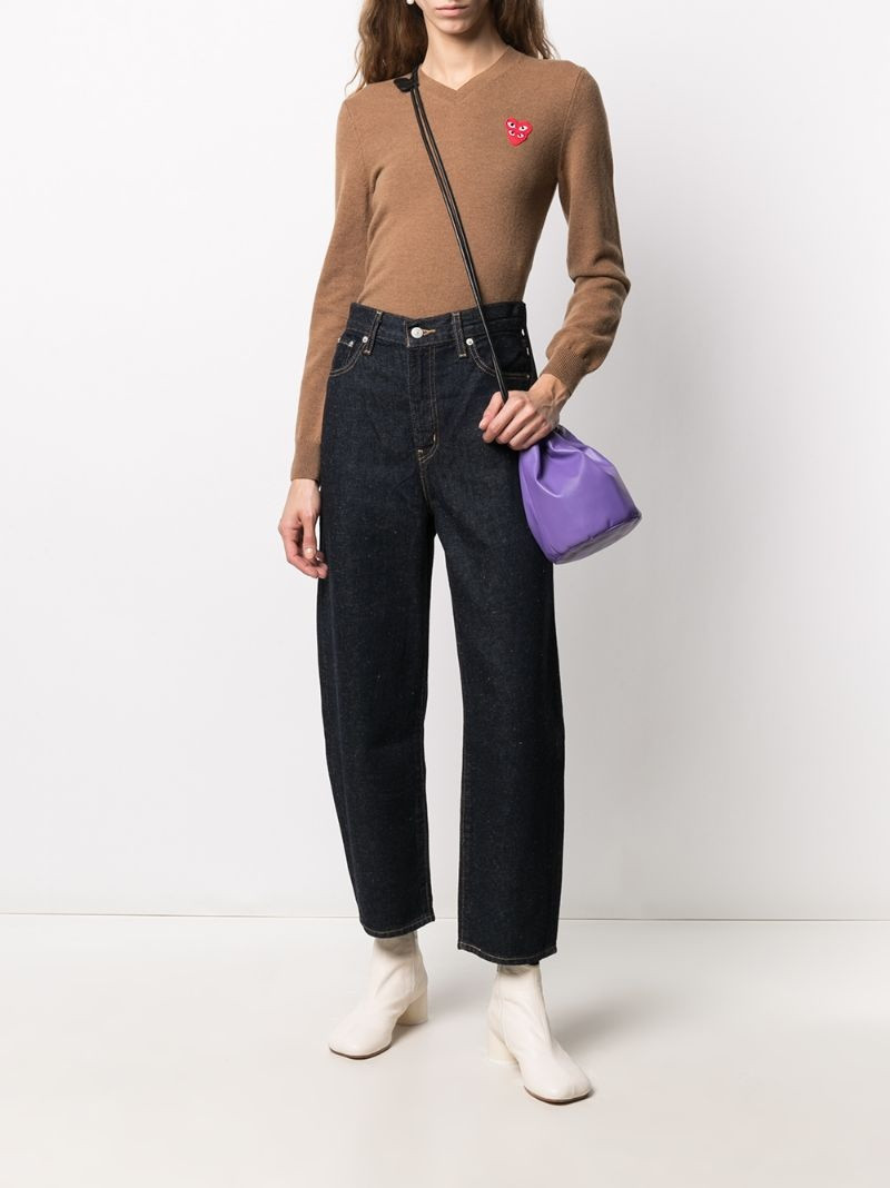 Comme des Garçons PLAY embroidered logo jumper outlook