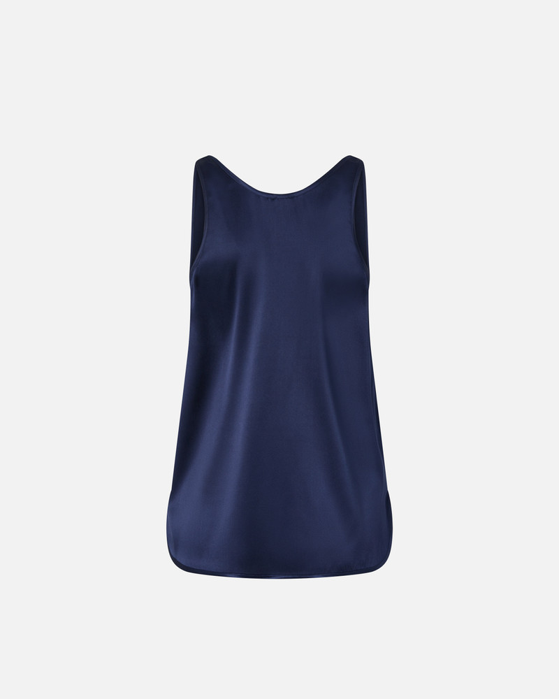 PINKO STRETCH SILK SATIN TANK TOP outlook