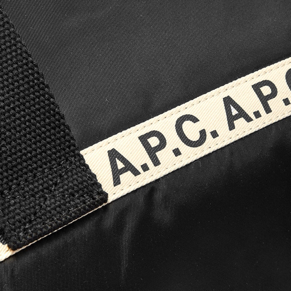 A.P.C. Maybellene Tape Logo Gym Bag - 4