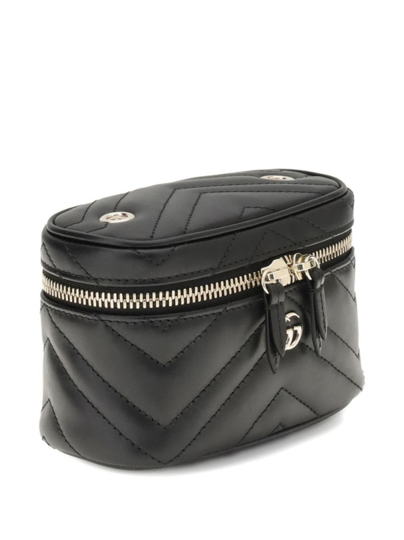GUCCI quilted leather makeup bag outlook