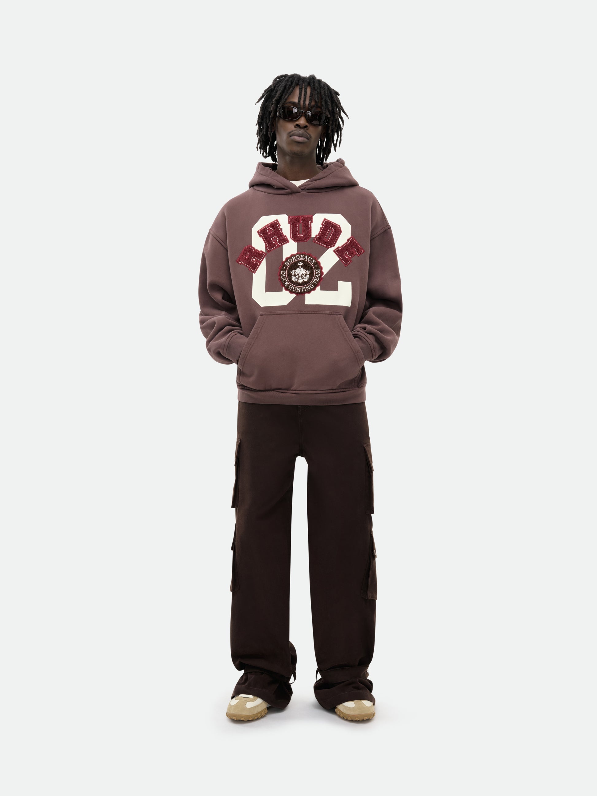 RHUDE CHENILLE HUNTING CLUB HOODIE - 10