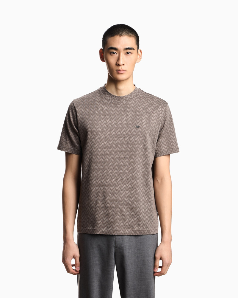 EMPORIO ARMANI T-SHIRT JERSEY WOOL CASHMERE KNIT DETAILS outlook