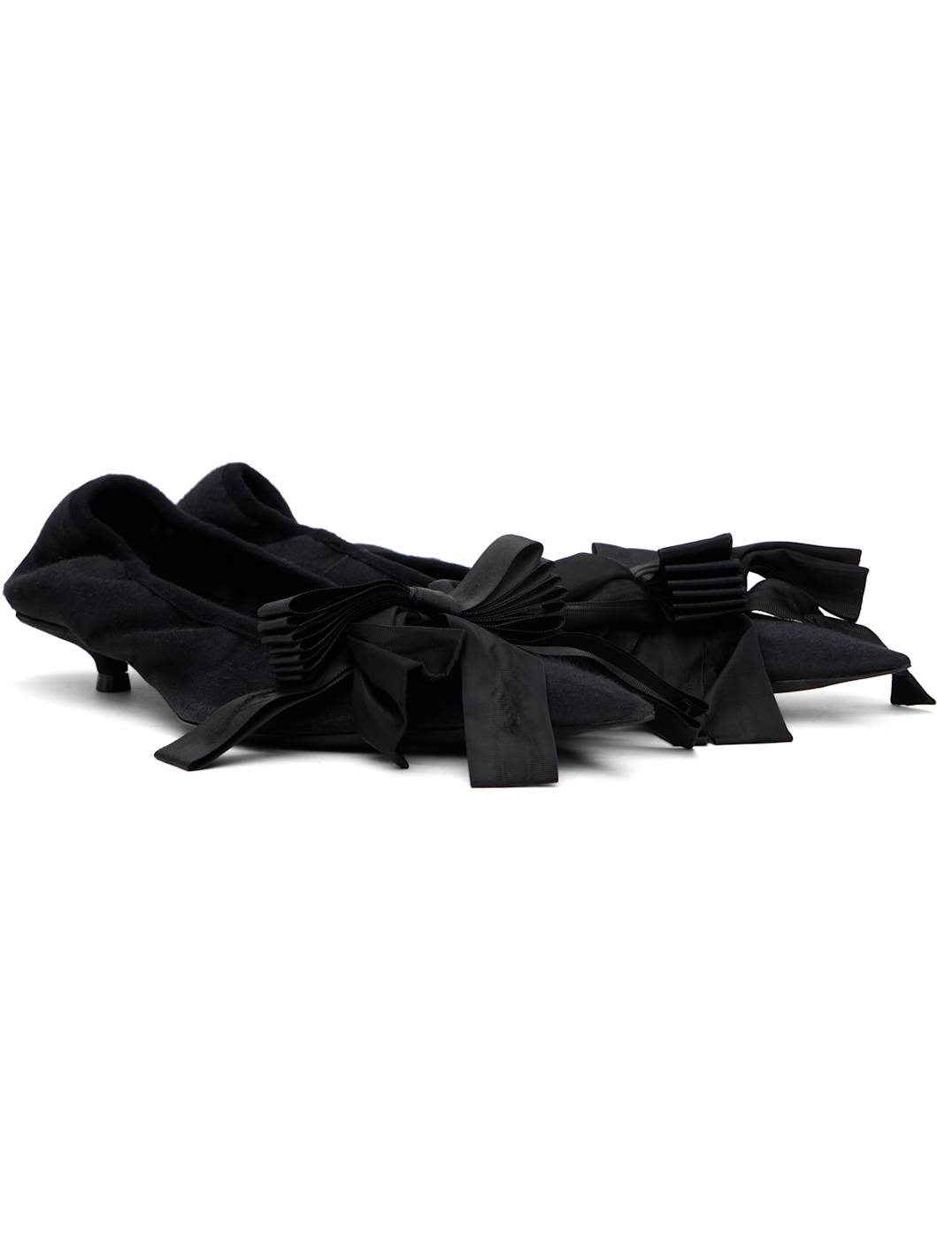Black Louis XV Slippers - 4