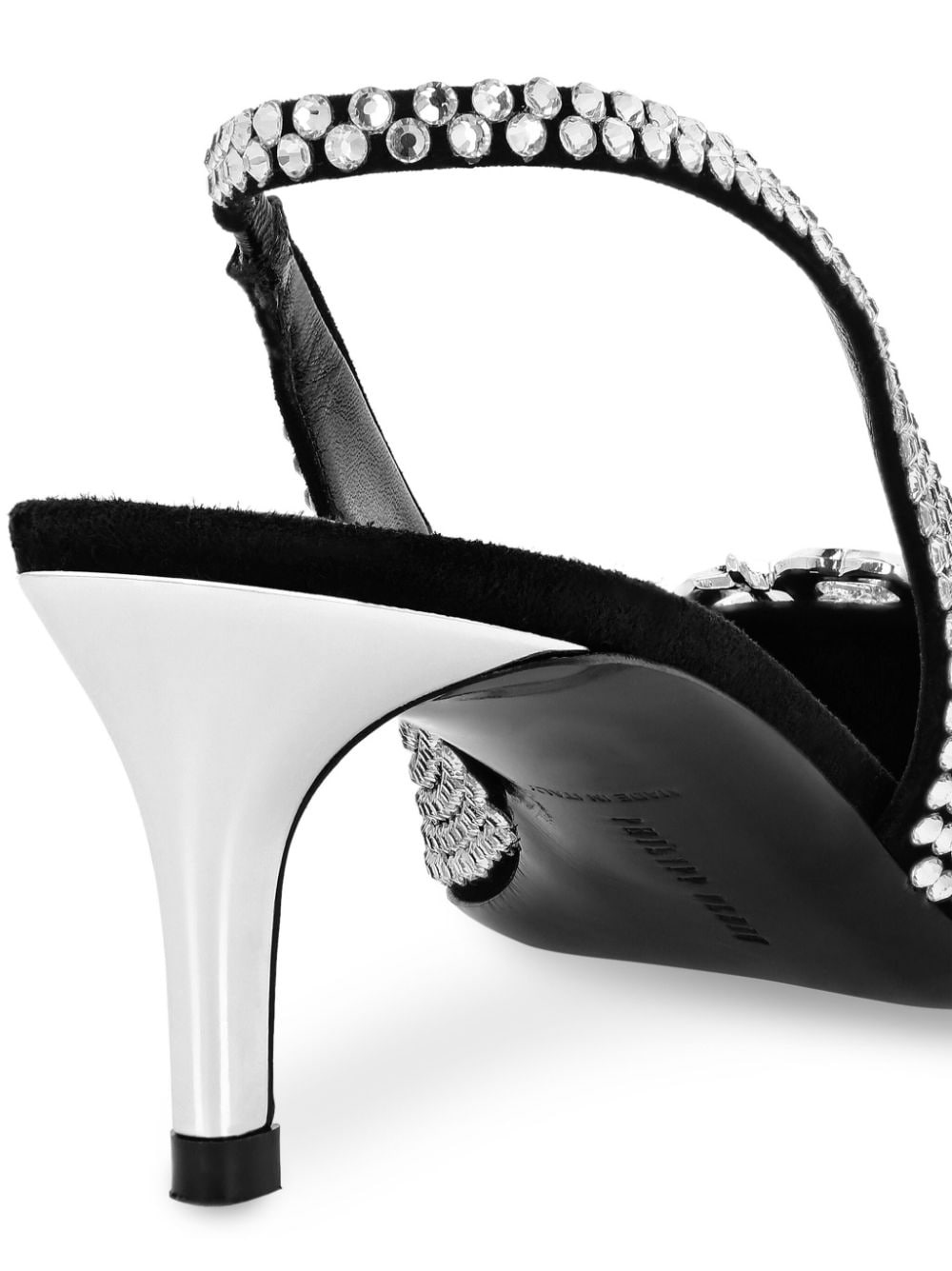 50mm Gothic Plein slingback pumps - 3