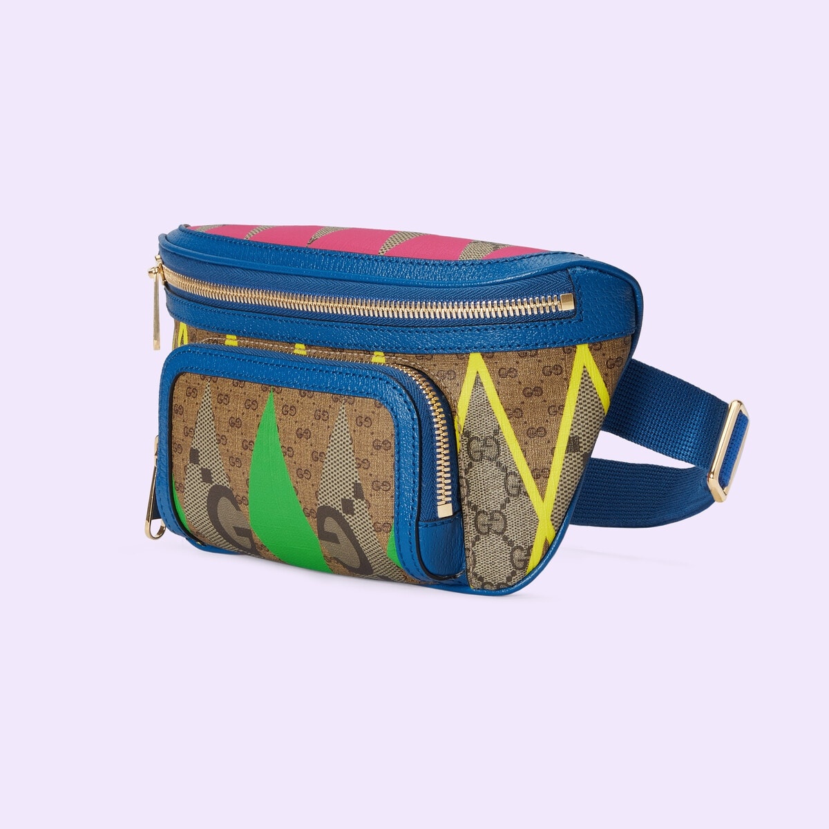 GG rhombus print large belt bag - 2