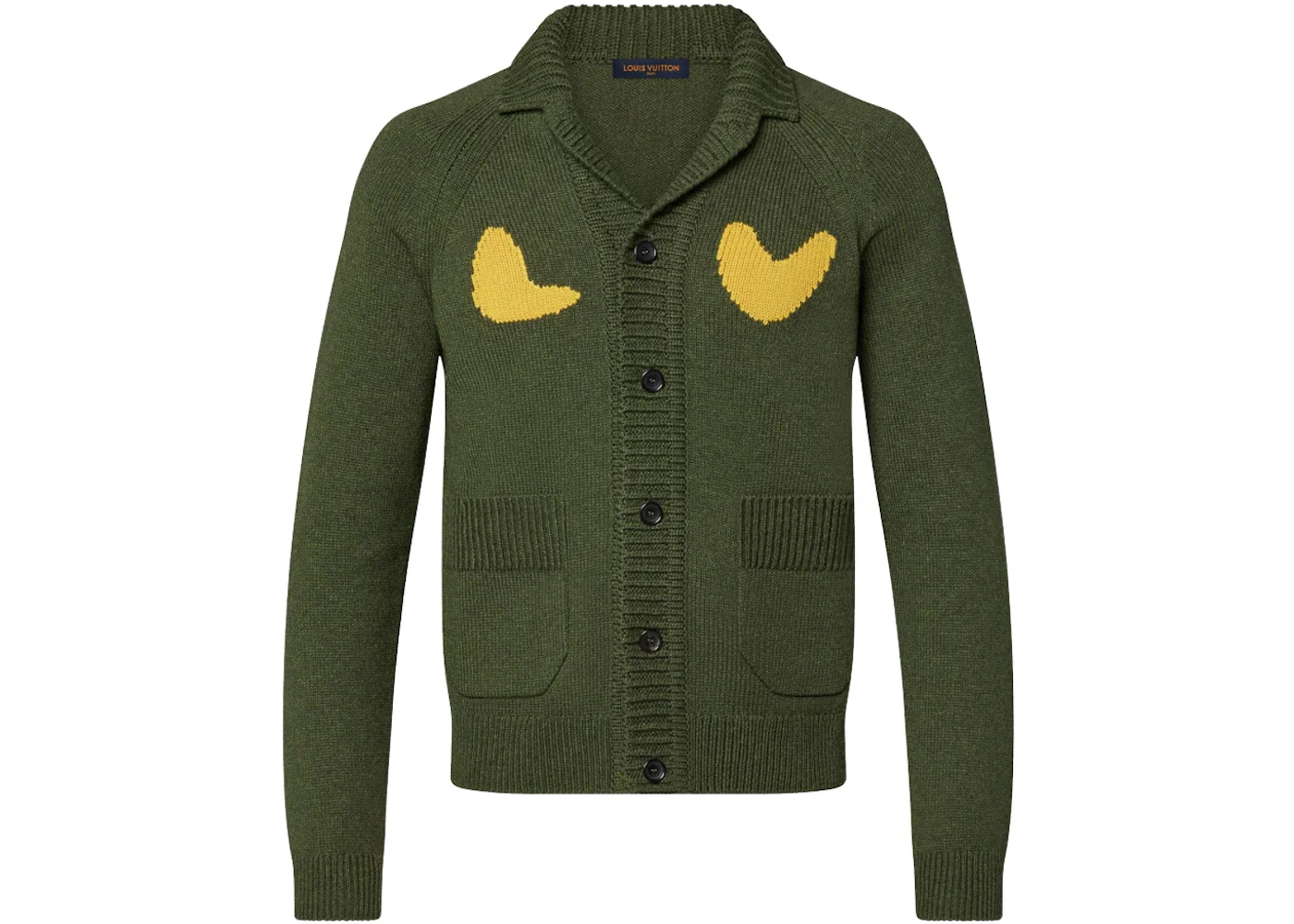 Louis Vuitton x Nigo Sophisticated Tiger Cardigan Dark Khaki - 1