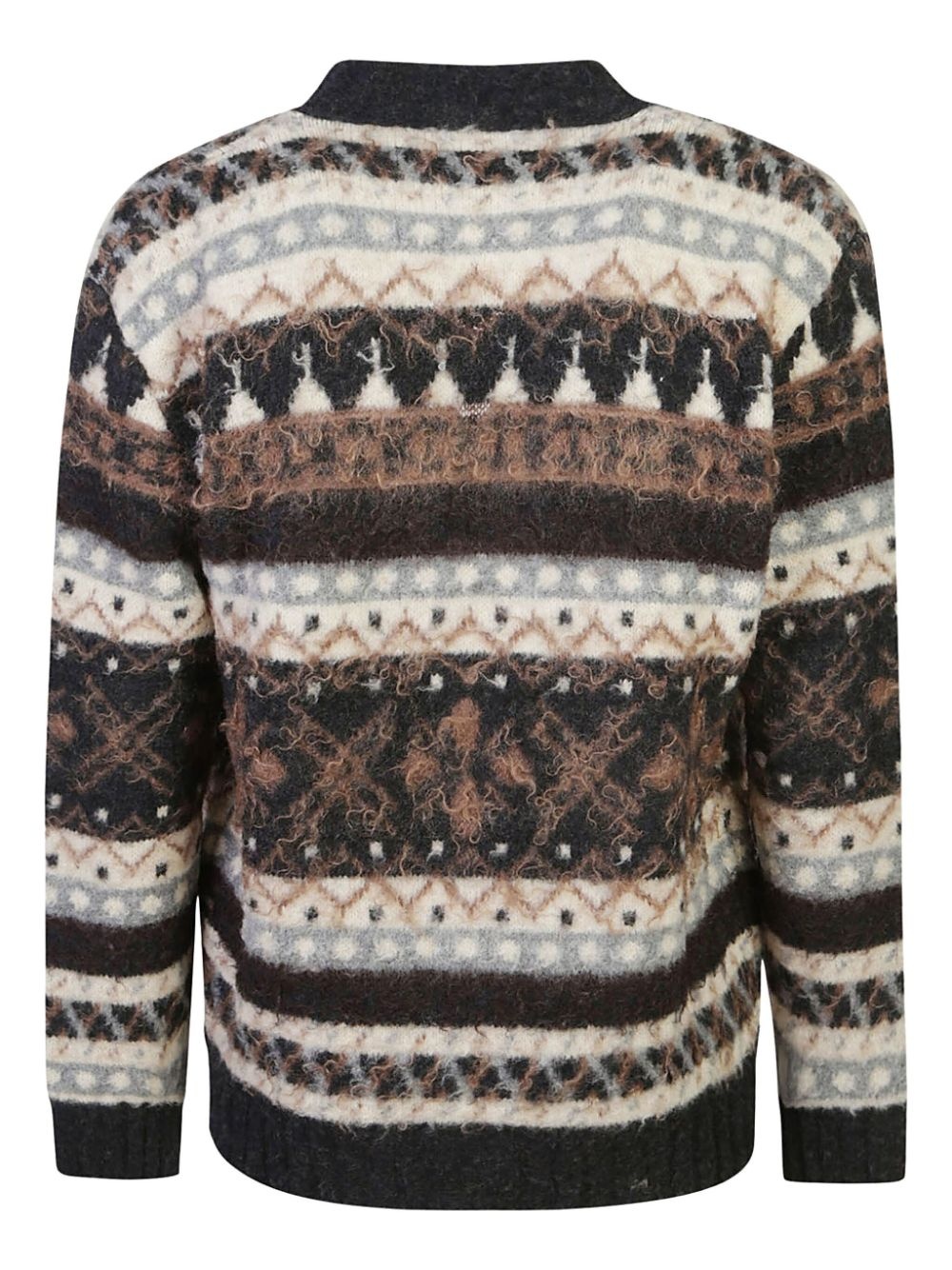 fair isle-knit cardigan - 2