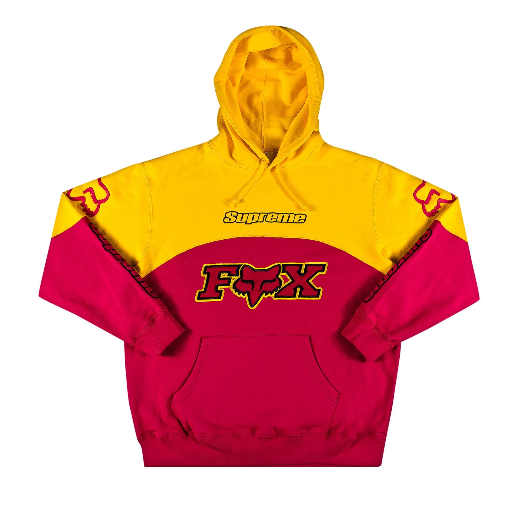 Supreme x Fox Racing Hooded Sweatshirt 'Pink' - 1