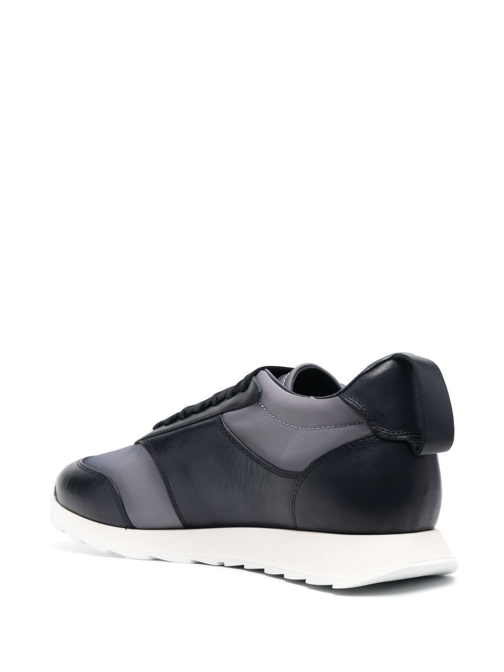panelled low-top sneakers - 3