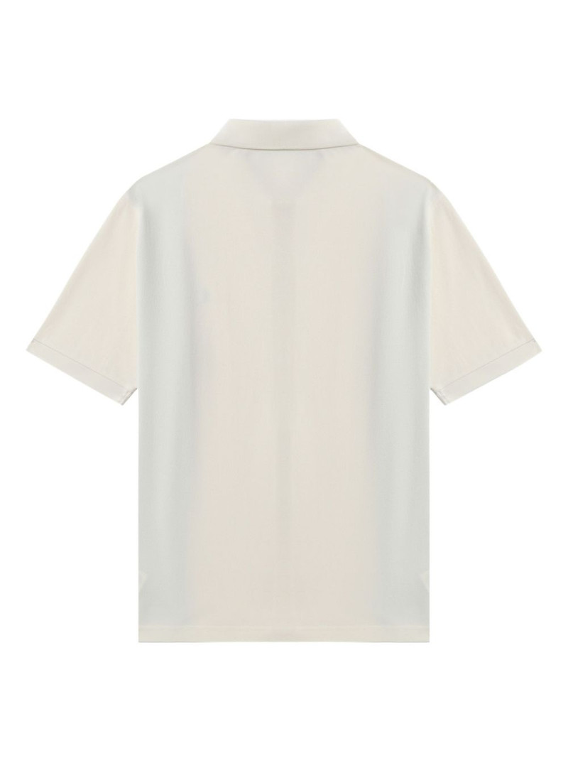 Towelling Panel short-sleeve shirt 5