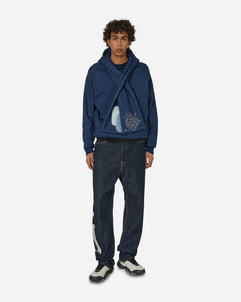 Kapital Indigo SWT Knit Nora Kesa Parka Indigo outlook