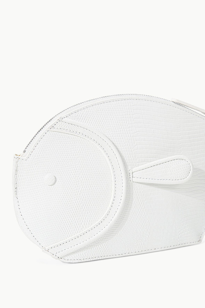 STAUD PESCE LEATHER CLUTCH PAPER 6