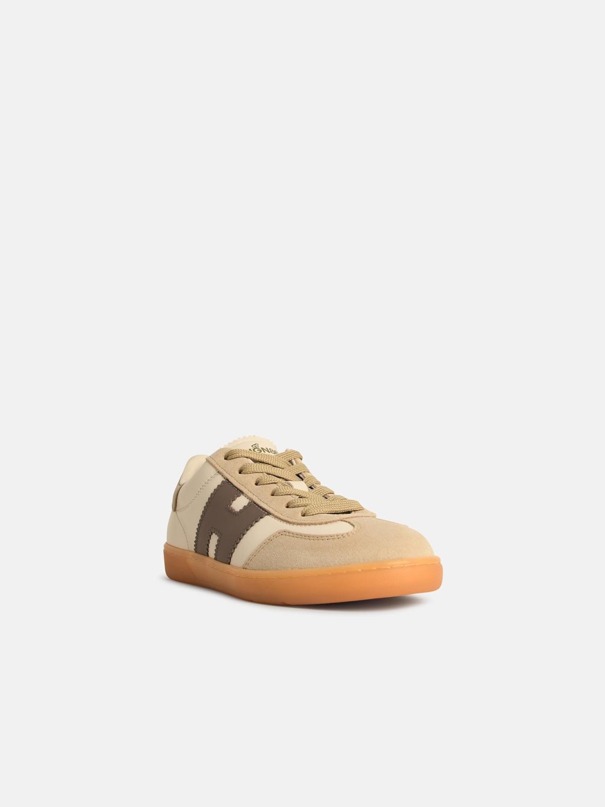 'COOL' WHITE LEATHER SNEAKERS - 2