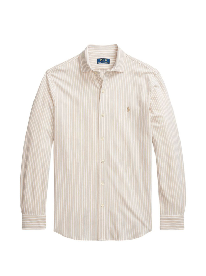 striped button-up shirt 1