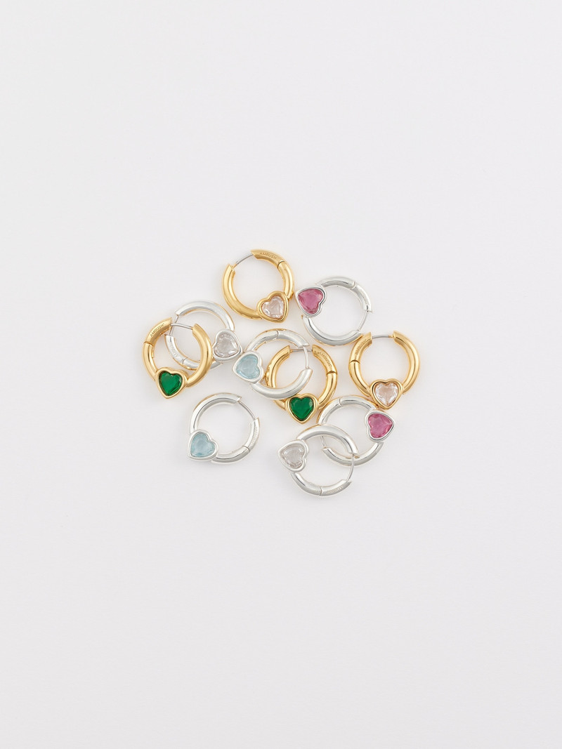 Ambush HEART CLOSURE EARRINGS outlook
