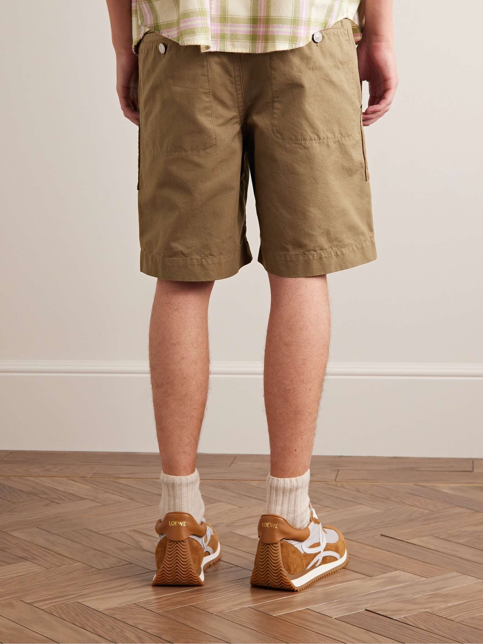Straight-Leg Cotton Shorts - 4