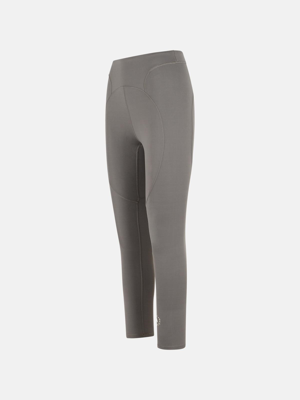 '7/8' GREY POLYAMIDE BLEND LEGGINGS - 2