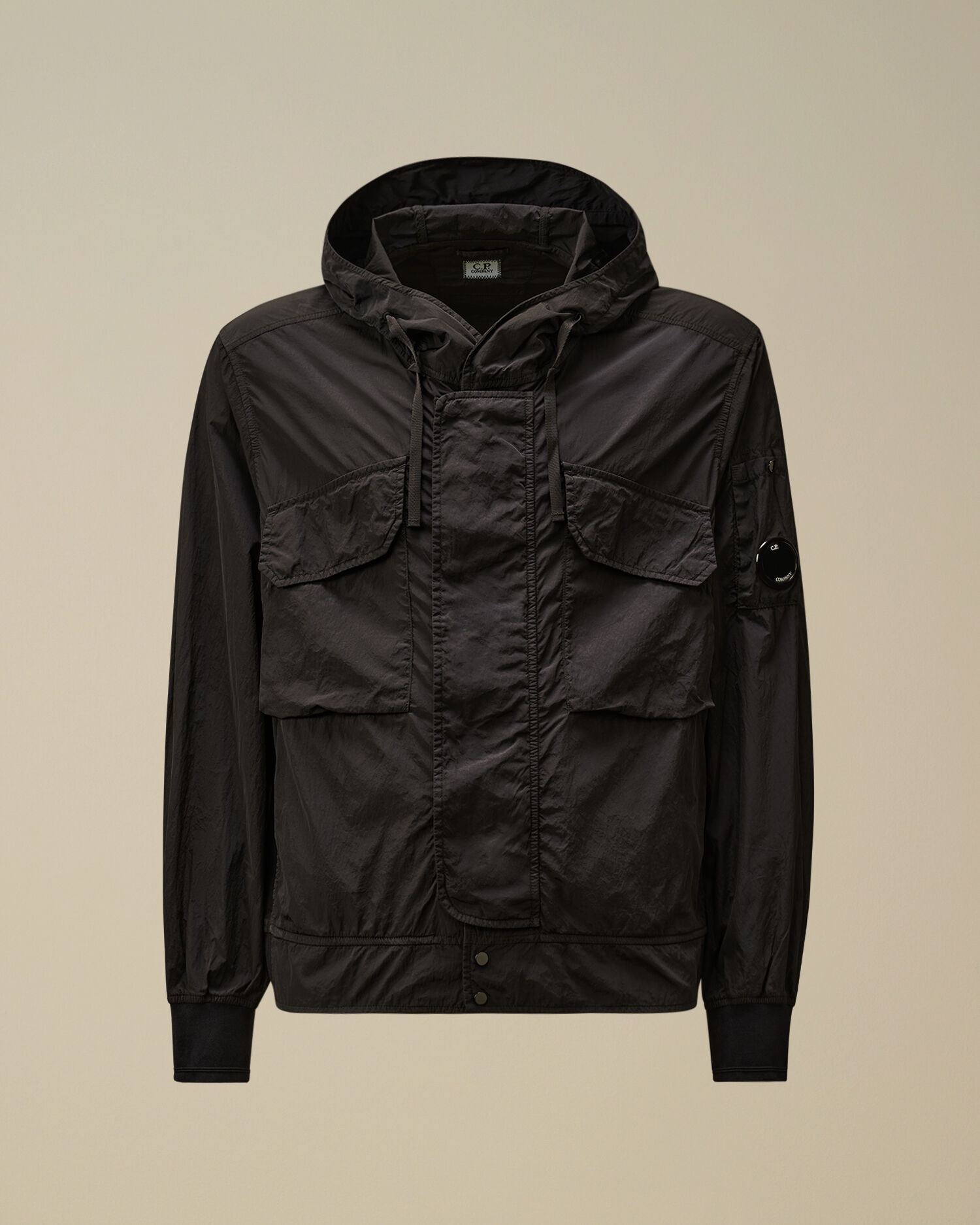 【C.P. Company】CHROME-R Lens Goggles Hooded Jacket Cp Company Chrome-R Hooded Jacket, Size Medium 17CMOS156A